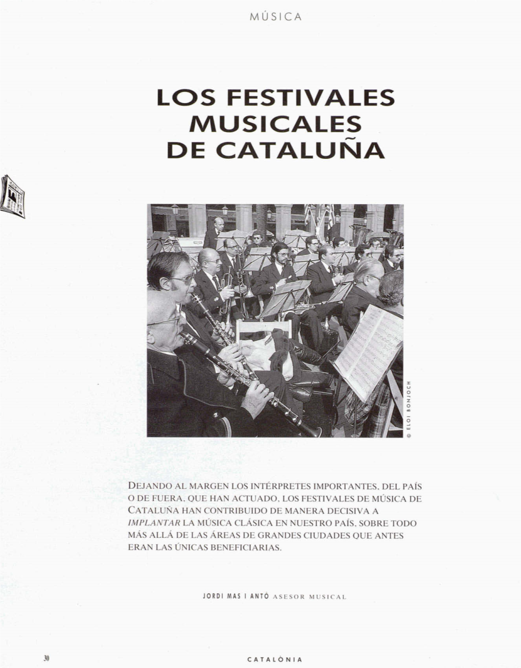 Los Festivales Musicales De Cataluña
