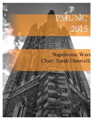 Napoleonic Wars Chair: Sarah Dinovelli