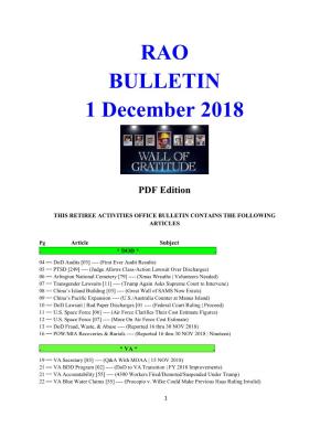 Bulletin 181201 (PDF Edition)