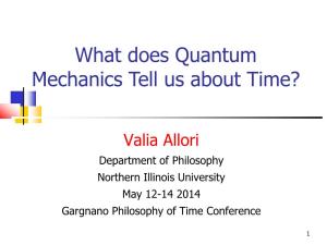 What Does Quantum Mechanics Tell Us About Time?
