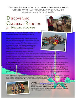 Discovering Cahokia's Religion