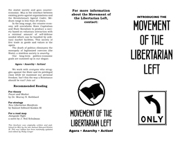 Movement of the Libertarian Left