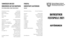 Bayreuther Festspiele 2021