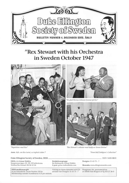 Rex Stewartwith His Orchestra in Sweden October L947