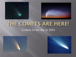 The Comets Are Here!