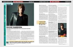 Richie Sambora the Last Three Bon Jovi Records, My Solos Matter of Influences