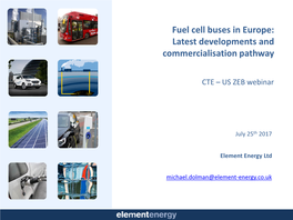Commercialisation of Fuel Cell Buses in Europe