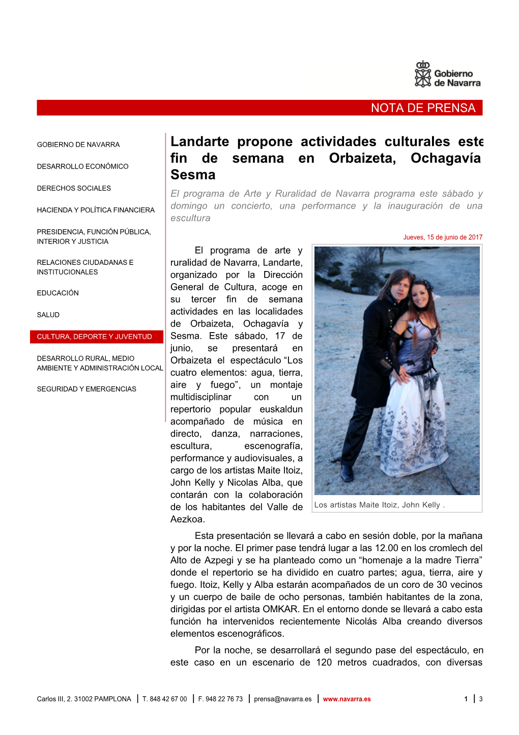 Landarte Propone Actividades Culturales Este Fin De Semana En