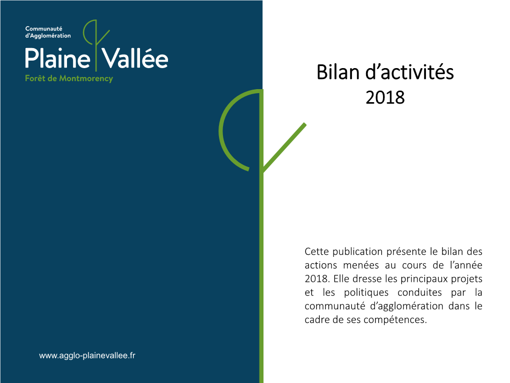 Bilan D'activités 2018 / 2019