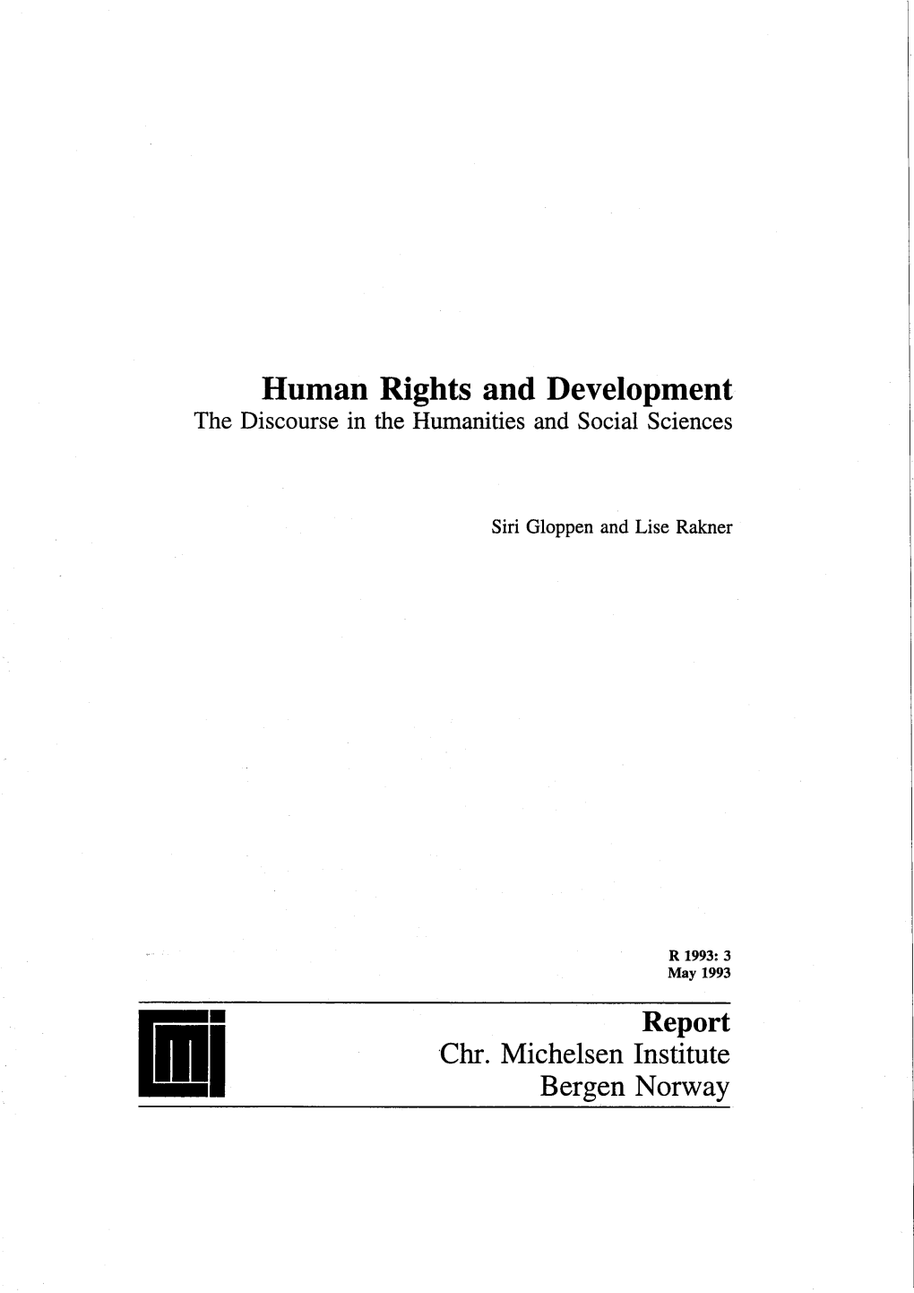 Human Rights and Development Report