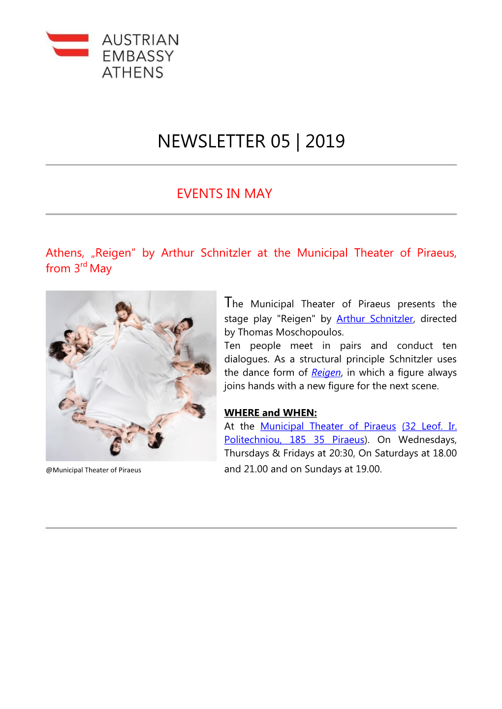 Newsletter 05 | 2019