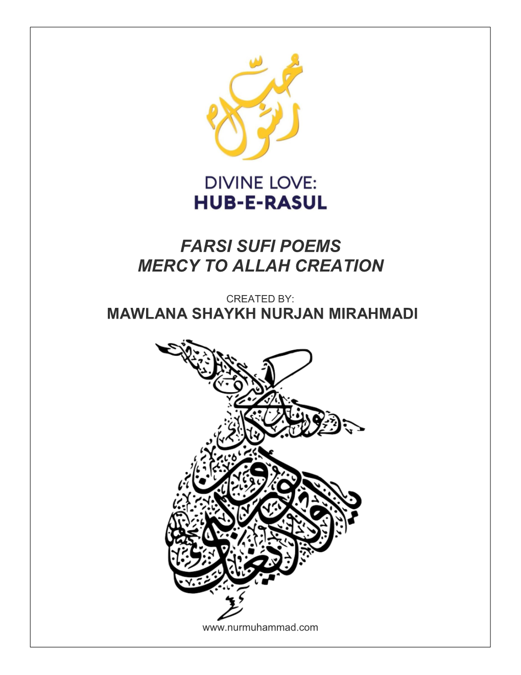 Farsi Sufi Poems Mercy to Allah Creation