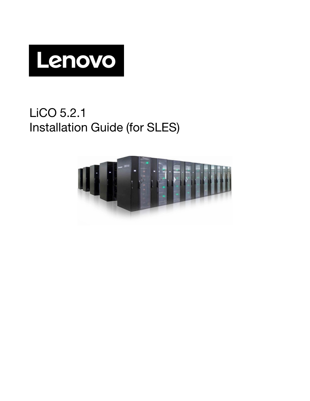 Lico 5.2.1 Installation Guide (For SLES) Second Edition (January 2019)