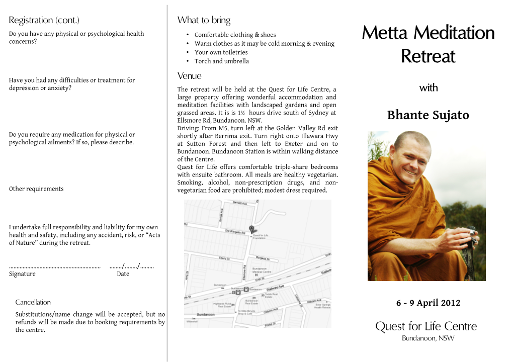 Metta Meditation Retreat