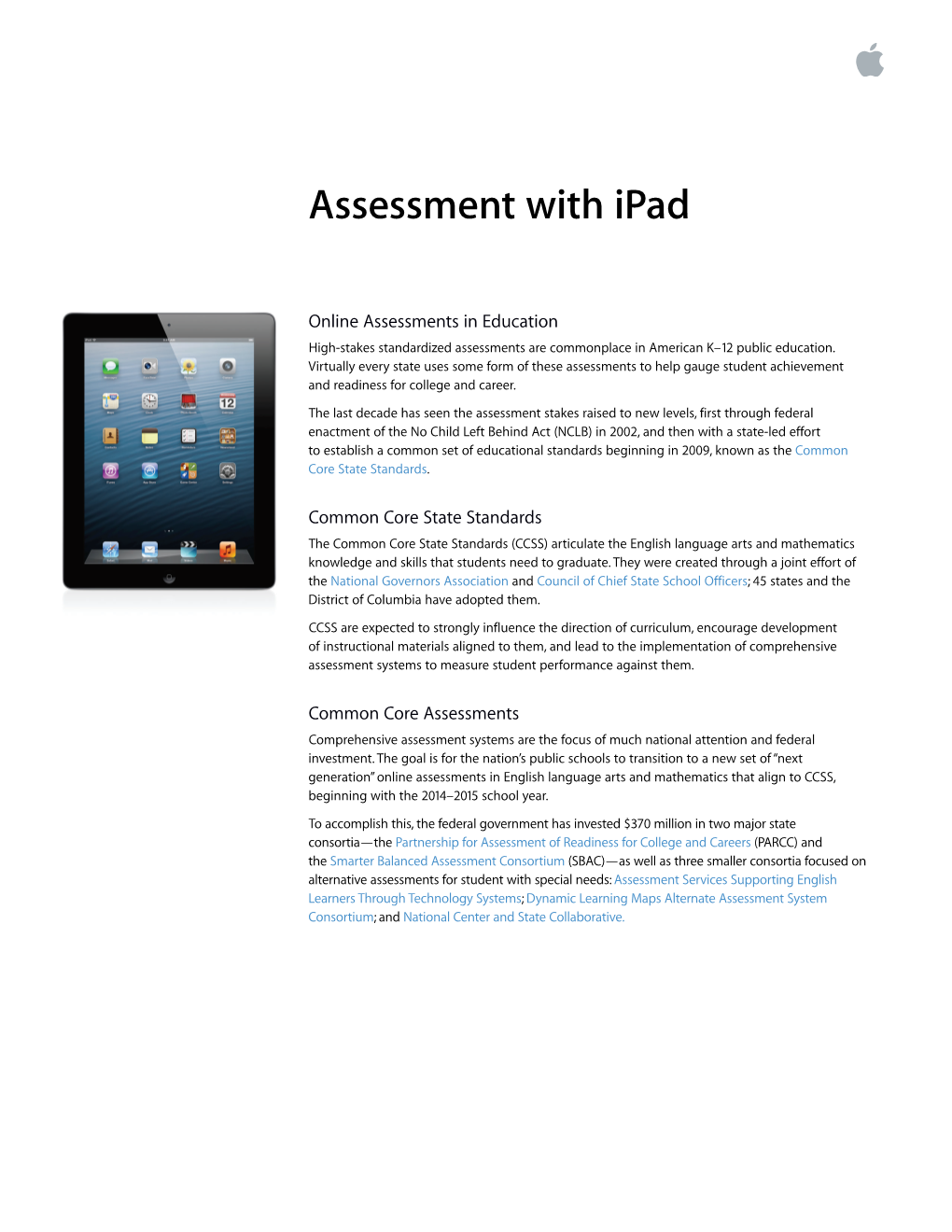 Assessment with Ipad