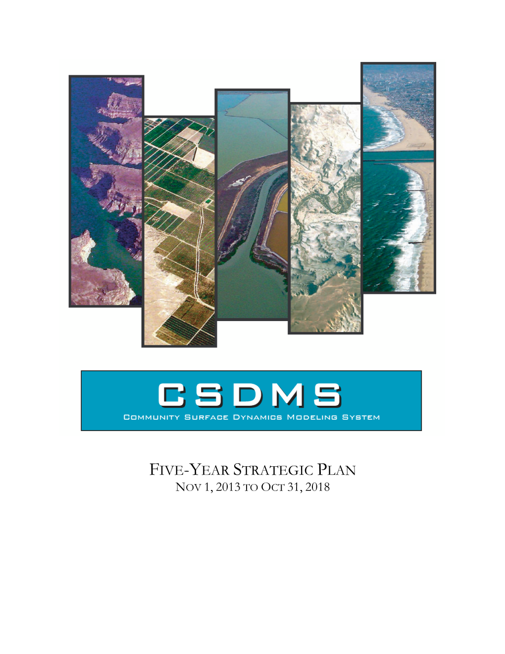 CSDMS Strategic Plan 2013 Master