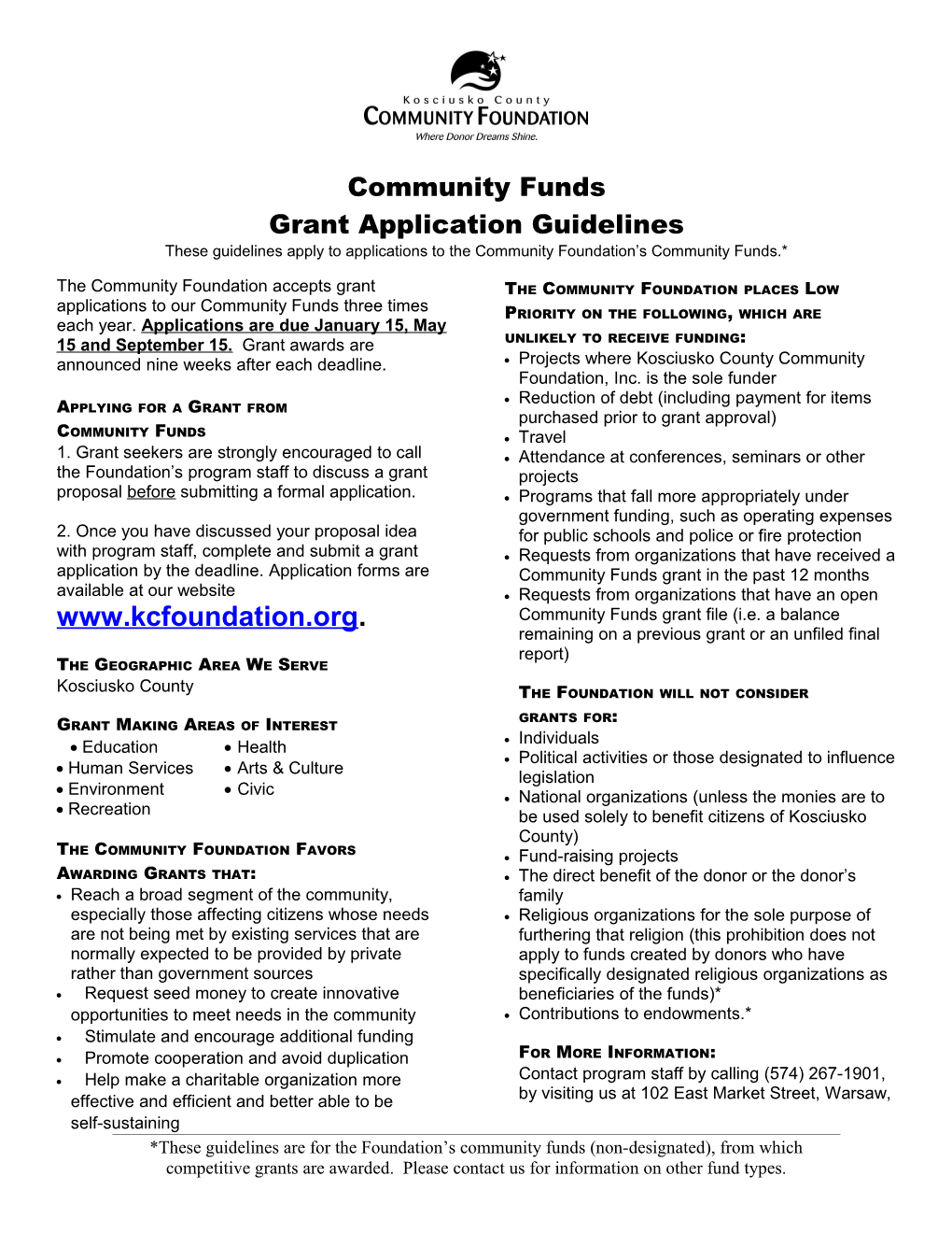 Kosciusko County Community Foundation