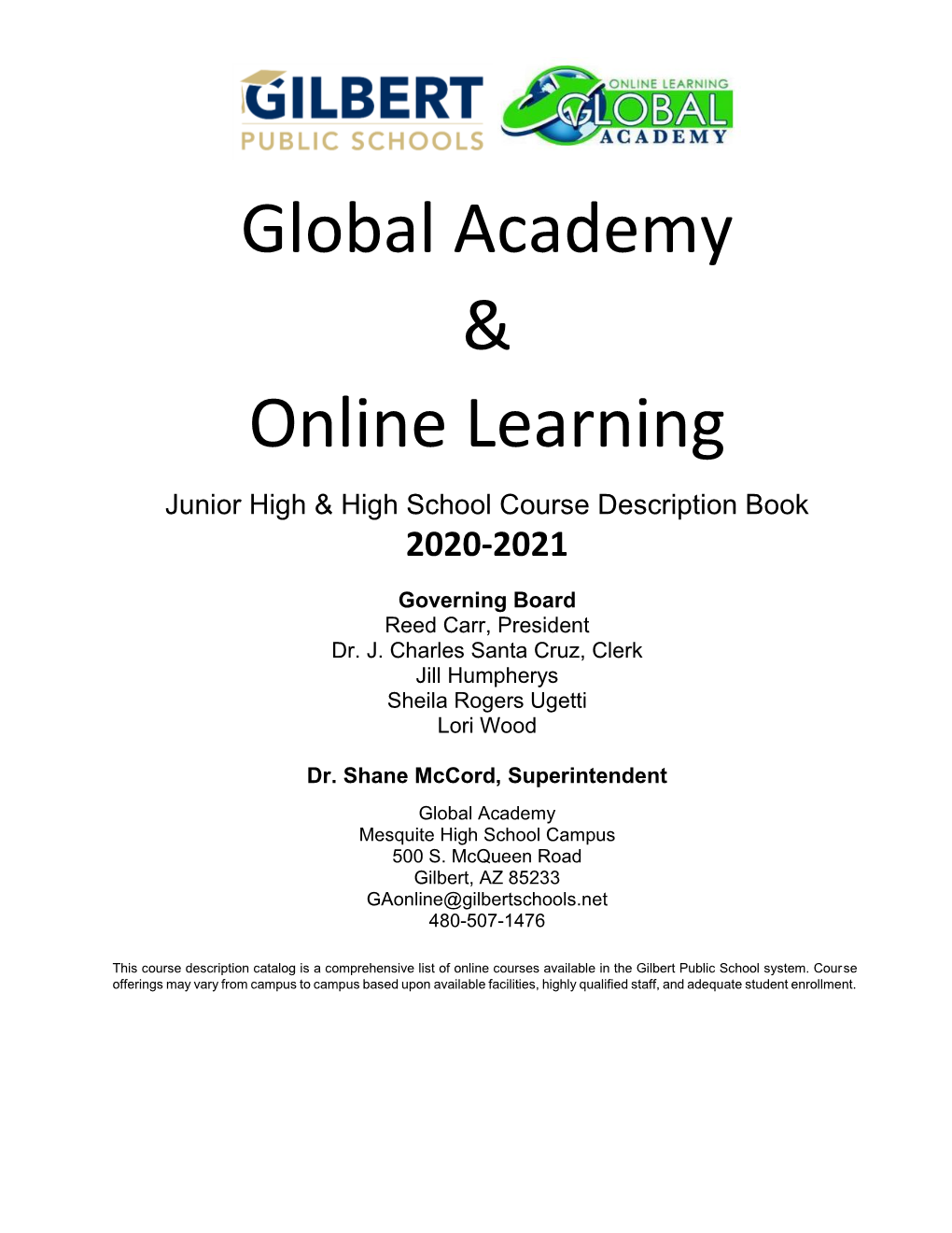 Global Academy & Online Learning