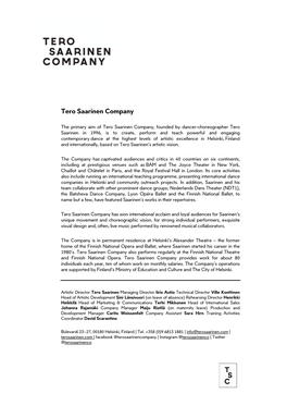 Tero Saarinen Company