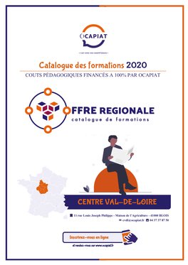 Catalogue Des Formations 2020 COUTS PÉDAGOGIQUES FINANCÉS a 100% PAR OCAPIAT