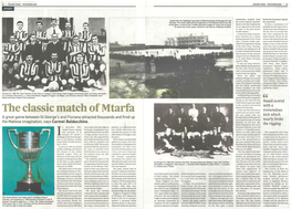Senior Times November 2018 the Classis Match of Mtarfa.PDF