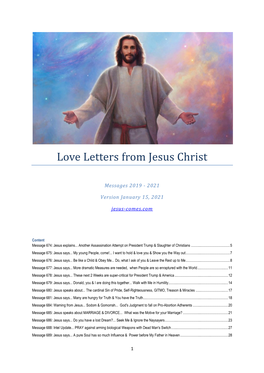 Love Letters from Jesus Christ