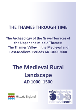 The Medieval Rural Landscape, C AD 1000–1500 by James Bond