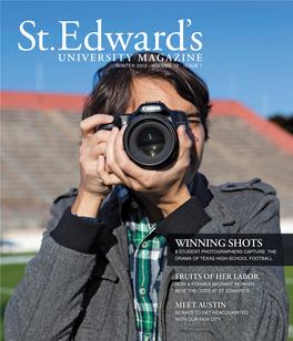 St. Edward's University Magazine Winter 2012 Issue