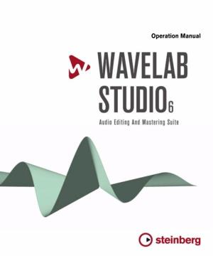 Wavelab Studio 6 – Operation Manual