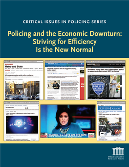 Policing and the Economic Downturn: Striving for Efficiency Is the New