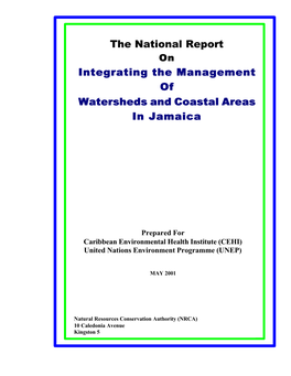 Integrating the Management of Watersheds and Coastal Areas in Jamaica in Jamaica