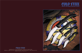 Cold Steel 1999 Catalog
