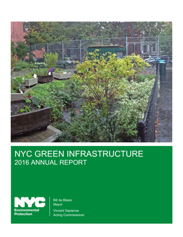 Nyc Green Infrastructure 2016 Annual Report