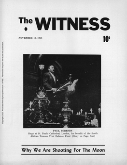 1958 the Witness, Vol. 45, No. 35. November 13, 1958