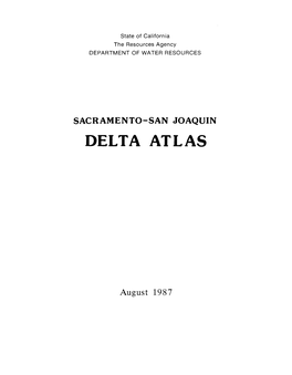 Sacramento San Joaquin Delta Atlas