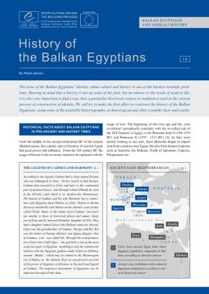 History of the Balkan Egyptians 1.0