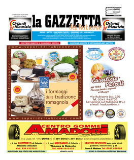 BORGHI • GATTEO • SAN MAURO PASCOLI • SAVIGNANO S/R • SOGLIANO A/R ANNO XX - Numero 8/Ottobre 2013 - Periodico Mensile