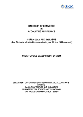 B.Com-Accounting-Finance-Syllabus