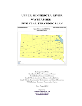 Upper Minnesota River Watershed Five Year Strategic Plan