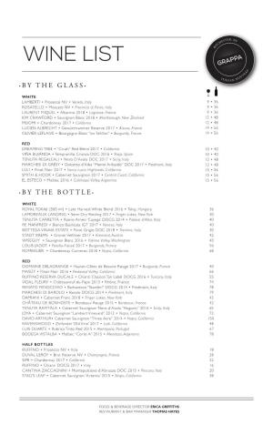 Wine List Grap