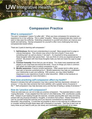 Compassion Practice