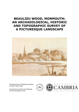 Beaulieu Wood, Monmouth: an Archaeological, Historic and Topographic Survey of a Picturesque Landscape