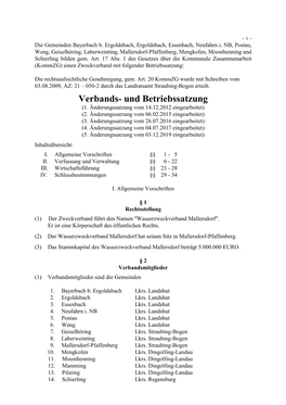 Die Gemeinden Bayerbach B