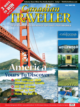 Yours to Discover % the Official USA Destination Guide % All 50 States % What Ttoo Sell % How to Sell It
