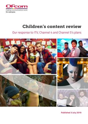 Children's Content Review