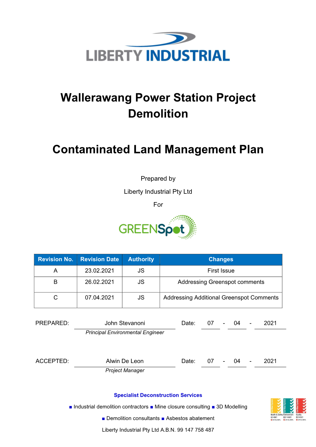 Wallerawang Power Station Project Demolition