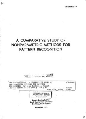 A Comparative Study of Nonparametric Methods for Pattern Recognition
