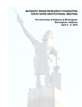 Mcknight BRAIN RESEARCH FOUNDATION TENTH INTER-INSTITUTIONAL MEETING