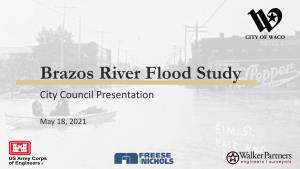 Brazos River Flood Study City Council Presentation