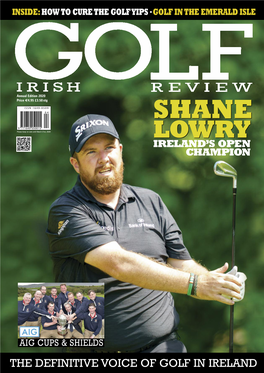 IGR Spring3 2006 NEW 25/11/2019 14:59 Page 2 the DEFINITIVE VOICE of IRISH GOLF